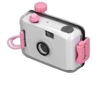 Fabater Fotocamera con Pellicola da 35 Mm, Punta e Scatta Riutilizzabile, Fotocamere retrò con Obiettivo da 28 Mm e velocità Dell'otturatore 1/100 di Secondo, Resistente All'acqua (PINK)