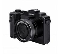 Fabater Fotocamera Digitale 8K con Risoluzione 100MP e Zoom 18X Perfetta per la Registrazione All'aperto e la Condivisione Sui Social Funzionalità WiFi a Doppio Obiettivo (32GB)