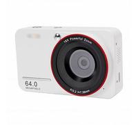 Fabater Fotocamera Digitale Compatta da 64 MP con Registrazione Video 4K Batteria a Lunga Durata Zoom 18X per Principianti e Adolescenti (32GB)