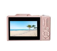 Fabater Fotocamera Mirrorless 5K Ultra HD con Zoom 18X e Multi Stabilizzazione per Catturare Soggetti Distanti in Stile Vintage (PINK)