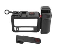 Fabater Gabbia Fotocamera per Osm Action 6, Custodia Protettiva per Corpo Completo in ABS con Corda da Polso, Copriobiettivo, Maniglia Esterna, Slitta Fredda, Telaio Multifunzione