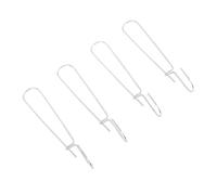 Fabater Ganci per Modelli in Carta 20 Pezzi, Acciaio Zincato 2,5x185 Mm, Ganci per Appendere Modellisti per Riporre Materiali da Cucito, Clip Multifunzionali per Modelli in Tessuto Resistente