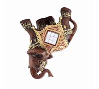 Fabater Grano in Legno -Privacy Sculpture - per la Decorazione Domestica, Materiale in Resina, felicità e Simbolo della felicità, Ideale per i Credenti del Feng Shui, Design Squisito (Tromba a grana