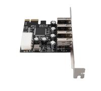 Fabater Hub per Scheda di Espansione PCIe a USB, 4 Porte USB 2.0 Hub Interno per PC Desktop, Supporto Hot Plug, Compatibile con 10 8 7 Mac OS