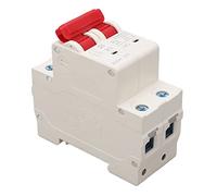 Fabater Interruttore Automatico CC 2P, 20A 1000V, Potere di Interruzione | Interruttore di protezione da sovraccarico fotovoltaico, guscio PA66, montaggio su guida DIN da 35 mm, sistemi navali per