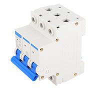 Fabater Interruttore Automatico, Interruttore Automatico Miniaturizzato 30 MA 4,5 KA, Differenziale con 3P 25 A 400 V per la Decorazione Domestica, Ingegneria, Costruzione, Trasformazione della Rete
