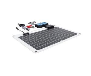 Fabater Kit Caricabatterie Doppio Pannello Solare USB con Display del Livello di Potenza Comoda Ricarica per Telecamera di Sicurezza, Serra