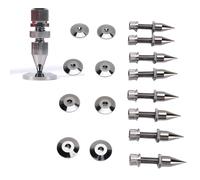 Fabater Kit di Cuscinetto a Spike Altoparlante, Supporto per Isolamento a Spillo Altoparlante a 8 Pacchetti con Pad di Base, Altoparlanti a Discorso per Altoparlanti Piedi