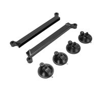 Fabater Kit di Montaggio Ventoure da Versatile Satellite per il Finestrino Dell'auto Intagliabile con una Forte Adesione per il Materiale SUV Addominali Neri