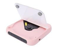 Fabater Lettore CD da Tavolo con Altoparlanti, Altoparlanti Stereo Doppi Bluetooth 5.3 Cuffie Ricaricabili LCD per Casa Auto Supporto Esterno CD AUX USB Riproduzione in Loop di (Rosata)