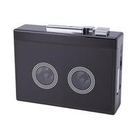 Fabater Lettore di Cassette con Auricolari Convertitore USB Portatile per la Conservazione della Musica Design Compatto 4,7x3,5x1,2 Pollici Robusto Materiale ABS