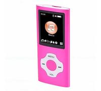 Fabater Lettore Musicale MP3 Bluetooth Compatto con Batteria a Lunga Durata per L'uso Quotidiano, Versatile per Bambini e Adulti, Alloggiamento in Metallo (PINK)