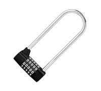 Fabater Lucchetto a Combinazione, Lucchetto con Codice Password a 5 Quadranti con Design a Forma di U in Lega di Zinco per Armadi, Porte, Armadietti, Palestra, Cassetta degli Attrezzi, Valigia,