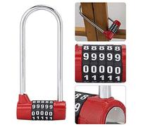 Fabater Lucchetto a Combinazione, Lucchetto con Codice Password a 5 Quadranti con Design a Forma di U in Lega di Zinco per Armadi, Porte, Armadietti, Palestra, Cassetta degli Attrezzi, Valigia,