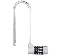 Fabater Lucchetto a Combinazione, Lucchetto con Codice Password a 5 Quadranti con Design a Forma di U in Lega di Zinco per Armadi, Porte, Armadietti, Palestra, Cassetta degli Attrezzi, Valigia,