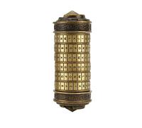 Fabater Lucchetto con Password con Lettera in Bronzo Verde Lucchetto a Combinazione Classico Ed Elegante Impostazione Fai-da-te Decorativo in Lega di Zinco per Chiavi Gioielli Anello di Fidanzamento