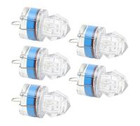 Fabater Luce per Esca da Pesca, 5 Pezzi Luce da Pesca a LED con Attivazione Automatica dell'Acqua, per Esca per Spigola a Forma di Diamante con Resistenza alla Corrosione per la Notturna in Acqua