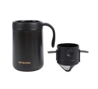 Fabater Macchina da caffè Compatta Set di Gocciolatori Isolati Sotto Vuoto in Acciaio Inossidabile Design Pieghevole per Tazza da Campeggio da Viaggio (#1)