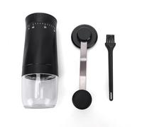 Fabater Macinacaffè, Macinacaffè Manuale, 40 Impostazioni Regolabili, Manuale con Camera Trasparente da 90ml Manico Esteso in Acciaio Inossidabile 304 per Ufficio, Casa, Viaggio (#1)