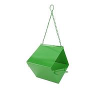 Fabater Mangiatoia per Uccelli in Metallo di Grande capacità Mangiatoia per Uccelli Resistente Alle Intemperie per la Decorazione del Giardino, Efficace Attrattivo per, Funzione 2 in 1 Come Pezzo