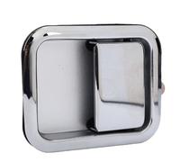 Fabater Maniglia per Porta Esterna, Sostituzione Maniglia per Porta Esterna Anteriore in Metallo con Placcatura Cromata per Modello TJ Dal 1997 Al 2006, Compatibile con CJ7 e Scrambler (Anteriore