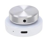 Fabater Manopola Controller, Rotazione Pagina Ruotabile a 360 Gradi e Manopola Controllo Volume con Luce RGB, BT5.0 2.4G (ricevitore Non incluso) e Connessione USB C