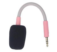 Fabater Microfono di Ricambio per Cuffie da Gioco Wireless Barracuda X, Microfono da Gioco con Jack Dritto Rimovibile da 3,5 Mm con Cancellazione del Rumore con Copertura in Schiuma (PINK)