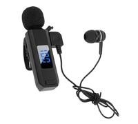 Fabater Microfono Lavalier da bavero, mini microfono Bluetooth con riduzione del rumore, portatile a clip per registrazione video, vlogging, podcast, interviste, TikTok