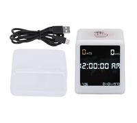 Fabater Minatore Bitcoin, Minatore della Lotteria Bitcoin Solo Display da 1,54 Pollici, Hashrate 1060 KH/S, WiFi/BLE, Minatore della Lotteria Solo, Orologio da Tavolo con Display (WHITE)
