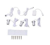 Fabater Mini Faretti LED USB 5V, Piccola Luce Dimmerabile per Armadietti