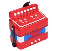 Fabater Mini Fisarmonica Giocattolo per Bambini, Strumento Educativo a 7 Tasti, Resistente Fisarmonica per Bambini in ABS per Apprendimento e Divertimento, Adatta per Dai 5 Anni in su