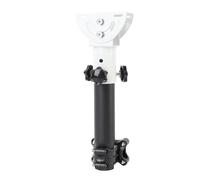 Fabater Mini Supporto per Piatto, Supporto per Scala per per Satellite Morsetto per Binario da Tetto Ruotabile a 360° Staffa per Palo da 0,9-1,1 Pollici con capacità di Carico di 500 Libbre per