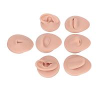 Fabater Modello di Pratica del Corpo in Silicone Flessibile per Modello Riutilizzabile per Principianti, Orecchio, Occhio, Naso, Bocca, Lingua, per la Dimostrazione dei Tecnici (Colore della pelle