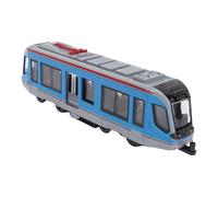 Fabater Modello di Treno a Molla Testa Reversibile Porte Caricate a Molla Divertimento Interattivo per Bambini Avventure Fantasiose, Facile da Usare 8,1 Pollici (BLUE)