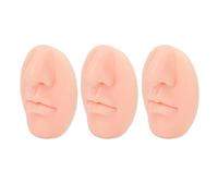 Fabater Modello Naso in Silicone con Bocca, Morbido Ed Elastico per | Modello di naso in silicone per piercing riutilizzabile, con bocca, per la pratica dell\'anello al naso, display per