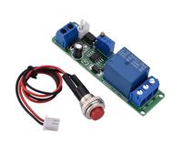 Fabater Modulo Timer 12V Relè Temporizzatore di Protezione Ingresso Inverso per lo Sviluppo di Prodotti Intelligenti, Timer Regolabile 1~10 Secondi