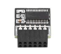 Fabater Modulo TPM2 0, Infineon SLB9665 Chip Modulo di Sicurezza TPM Stabile a Risparmio Energetico, di Interfaccia SPI a 12 Pin con compatibilità 10 e 11 per Scheda Madre GC TPM2 0 S