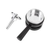 Fabater Moka Sostituzione Sostituzione Termostato in Alluminio Estrazione in Lega di caffè Efficiente della Doppia Valvola (BLACK)