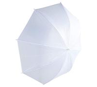 Fabater Ombrello Bianco Traslucido 33 Pollici per Diffusore Flash da Studio | Ombrello leggero e morbido con 8 stecche in metallo per ritratti, matrimoni, riprese di prodotti