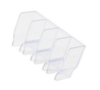 Fabater Organizzatore per Dentifricio Montato Un Parete, Supporto per Detergente Viso Multi-griglia per Montaggio una Parete, Stabile per la Cura della Pelle per il Bagno (Trasparente)