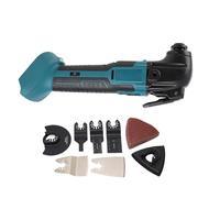 Fabater Oscillating Multi Tool Kit, 6000-20000 RPM, 6 Velocità, ABS | multiutensile a batteria con angolo di oscillazione regolabile, levigatrice triangolare, lame in acciaio inossidabile, per