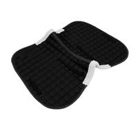 Fabater Pad di Equitazione Occidentale, Cuscinetto Non Slip, Tampone Equestre Traspirante in Cotone in Poliestere, Forniture Equine (Black)