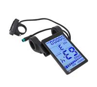 Fabater Pannello Display LCD per Scooter Elettrico Impermeabile, Materiale ABS Leggero, Approfondimenti Sui Dati in Tempo Reale, Installazione Semplice per Manubri da 22,2 Mm, Accessorio per Ciclismo