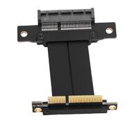 Fabater PCIE 4.0 X4 Design Segmentato per Cavi di Estensione per Designazione di Estensione della Scheda Grafica GPU - Ideale per il Colore del Circuito Compactx Suitcase Black (10)