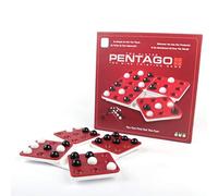 Fabater Pentago Gioco da Tavolo per Serata in Famiglia, Gioco di Strategia per 2 Giocatori, Set di Scacchi, Classico Giocattolo per lo Sviluppo Intellettuale per Bambini Dagli 8 Anni in su, Plastica