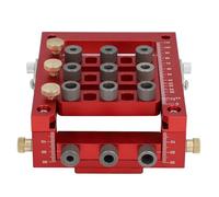 Fabater per Cerniera per Armadio, per Perno per Ripiano con Posizionamento Accurato in Lega di Alluminio, di Foratura per Cerniera con Punte Multiple per la Lavorazione del Legno