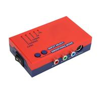 Fabater Per RetroScaler2x Convertitore da AV a HD Interfaccia Multimediale Compatibile con Moltiplicatore di a Latenza, Uscita da 240p 480i a 480p 576p, Supporto NTSC PAL Per N64 Genesis (rosso)