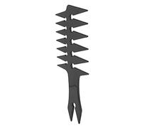 Fabater Pettine a Doppia Parte del Pettine retrò di Parrucchiere per Uomini per Uso Portatile Assurdo 1 X Capelli Ideali per L'uso (BLACK)