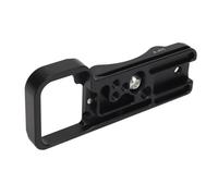 Fabater Piastra a Sgancio Rapido Verticale per Fotocamera per A7C, Compatibile Arca da 1/4" 3/8", Piastra QR con Staffa a L in Alluminio con Cuscinetto Protettivo in Silicone, Slot per Batteria