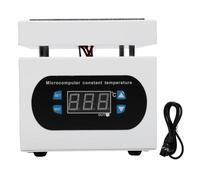 Fabater Piastra Riscaldante per Saldatura, Stazione di Preriscaldo Elettrico per Microcomputer da 350 W, Piastre di Preriscaldamento LED, Rilavorazione Piastra Calda, 100X100mm (EU)